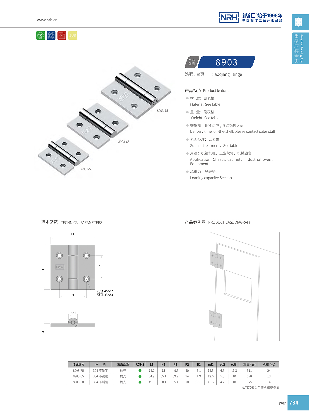  香蕉性爱视频/NRH 8903-65 分開鉸鏈