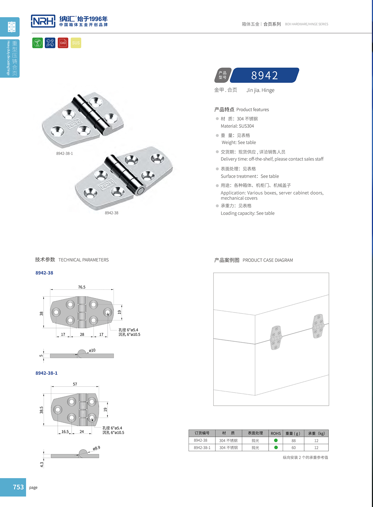 香蕉性爱视频/NRH 8942-38 五金工業鉸鏈